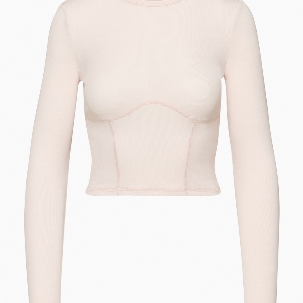 NWT DOVE LONGSLEEVE Aritzia Sunday best shy pink size XS